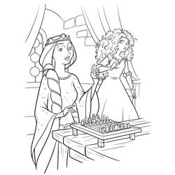 Coloring page: Queen (Characters) #106554 - Free Printable Coloring Pages