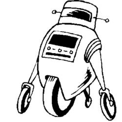 Coloring page: Robot (Characters) #106590 - Free Printable Coloring Pages