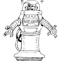 Coloring page: Robot (Characters) #106595 - Free Printable Coloring Pages