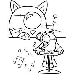 Coloring page: Robot (Characters) #106607 - Free Printable Coloring Pages