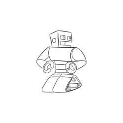 Coloring page: Robot (Characters) #106612 - Free Printable Coloring Pages