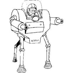 Coloring page: Robot (Characters) #106613 - Free Printable Coloring Pages