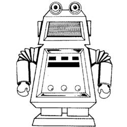 Coloring page: Robot (Characters) #106618 - Free Printable Coloring Pages