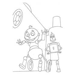 Coloring page: Robot (Characters) #106622 - Free Printable Coloring Pages