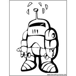 Coloring page: Robot (Characters) #106626 - Free Printable Coloring Pages