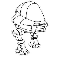 Coloring page: Robot (Characters) #106627 - Free Printable Coloring Pages