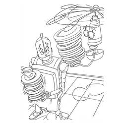 Coloring page: Robot (Characters) #106628 - Free Printable Coloring Pages