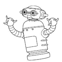 Coloring page: Robot (Characters) #106640 - Free Printable Coloring Pages