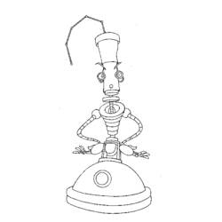 Coloring page: Robot (Characters) #106653 - Free Printable Coloring Pages