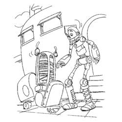 Coloring page: Robot (Characters) #106664 - Free Printable Coloring Pages