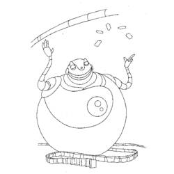 Coloring page: Robot (Characters) #106686 - Free Printable Coloring Pages