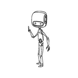 Coloring page: Robot (Characters) #106687 - Free Printable Coloring Pages