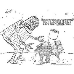 Coloring page: Robot (Characters) #106707 - Free Printable Coloring Pages