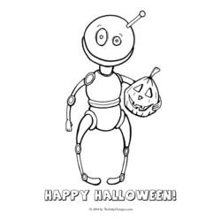 Coloring page: Robot (Characters) #106716 - Free Printable Coloring Pages