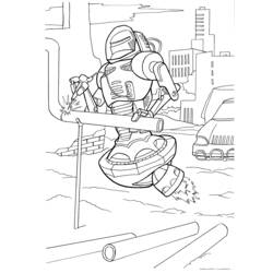 Coloring page: Robot (Characters) #106729 - Free Printable Coloring Pages