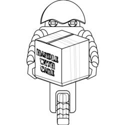 Coloring page: Robot (Characters) #106739 - Free Printable Coloring Pages