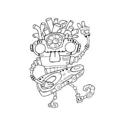 Coloring page: Robot (Characters) #106741 - Free Printable Coloring Pages