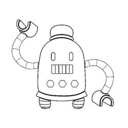 Coloring page: Robot (Characters) #106744 - Free Printable Coloring Pages