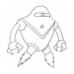 Coloring page: Robot (Characters) #106757 - Free Printable Coloring Pages