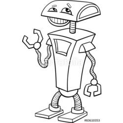 Coloring page: Robot (Characters) #106759 - Free Printable Coloring Pages