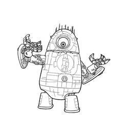 Coloring page: Robot (Characters) #106767 - Free Printable Coloring Pages