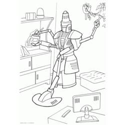 Coloring page: Robot (Characters) #106852 - Free Printable Coloring Pages