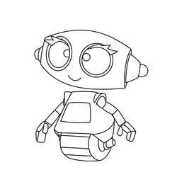 Robot (Characters) coloring page #178897 to print and color