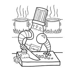 Robot (Characters) coloring page #178914 to print and color