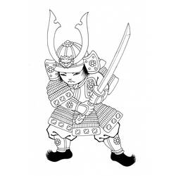 Coloring page: Samurai (Characters) #107289 - Printable coloring pages