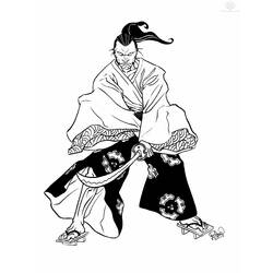 Coloring page: Samurai (Characters) #107296 - Printable coloring pages