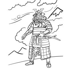 Coloring page: Samurai (Characters) #107333 - Printable coloring pages