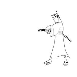 Coloring page: Samurai (Characters) #107350 - Printable coloring pages