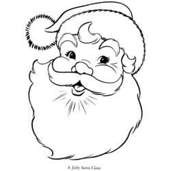 Coloring page: Santa Claus (Characters) #104651 - Printable coloring pages
