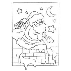 Coloring page: Santa Claus (Characters) #104654 - Free Printable Coloring Pages