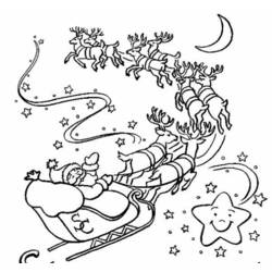 Coloring page: Santa Claus (Characters) #104659 - Printable coloring pages