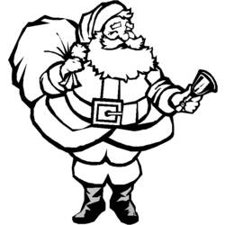 Coloring page: Santa Claus (Characters) #104661 - Free Printable Coloring Pages