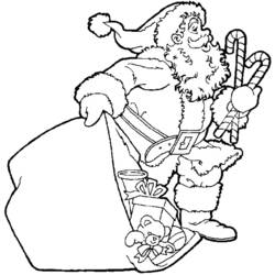 Coloring page: Santa Claus (Characters) #104662 - Free Printable Coloring Pages