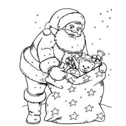 Coloring page: Santa Claus (Characters) #104665 - Printable coloring pages
