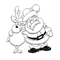 Coloring page: Santa Claus (Characters) #104675 - Printable coloring pages