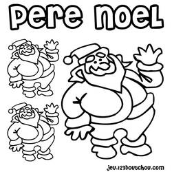 Coloring page: Santa Claus (Characters) #104679 - Free Printable Coloring Pages