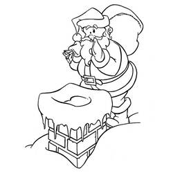 Coloring page: Santa Claus (Characters) #104707 - Free Printable Coloring Pages