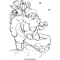Coloring page: Santa Claus (Characters) #104720 - Free Printable Coloring Pages