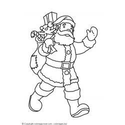 Coloring page: Santa Claus (Characters) #104725 - Free Printable Coloring Pages