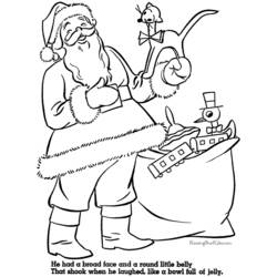 Coloring page: Santa Claus (Characters) #104734 - Free Printable Coloring Pages