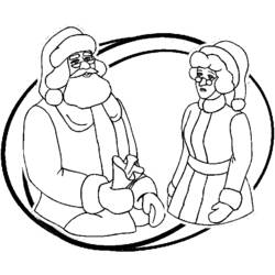 Coloring page: Santa Claus (Characters) #104751 - Free Printable Coloring Pages