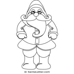 Coloring page: Santa Claus (Characters) #104769 - Free Printable Coloring Pages
