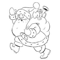 Coloring page: Santa Claus (Characters) #104770 - Free Printable Coloring Pages