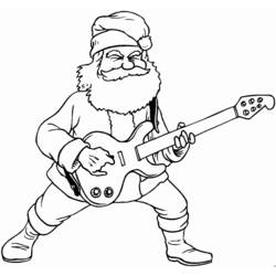 Coloring page: Santa Claus (Characters) #104773 - Free Printable Coloring Pages