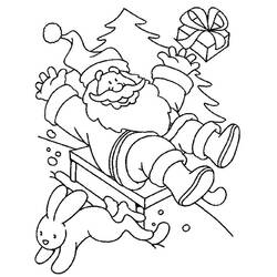 Coloring page: Santa Claus (Characters) #104781 - Free Printable Coloring Pages