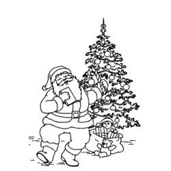 Coloring page: Santa Claus (Characters) #104784 - Free Printable Coloring Pages